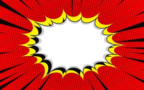 Comic Book Speech Bubble ,Pop art Background Vector Illustration. 스톡 일러스트