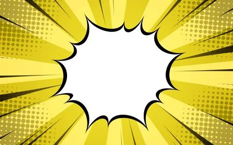 Comic Book Speech Bubble ,Pop art Background Vector Illustration. 스톡 일러스트