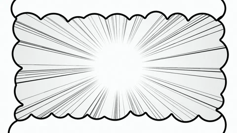 Comic book speech bubble seamless loop motion background Stock Footage 345394031