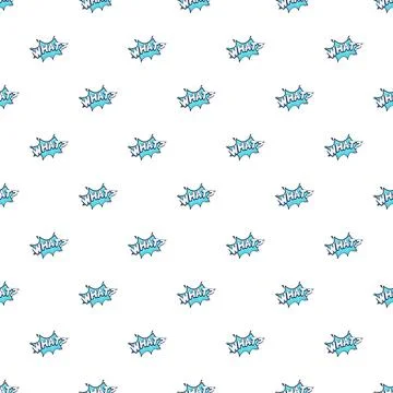 Comic book speech bubble what repeat pattern 库存插图