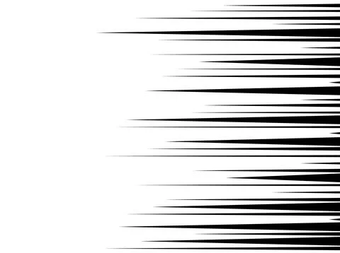 Comic book speed lines set, explosion effect. Abstract zoom speed light, motion Stock Illustration