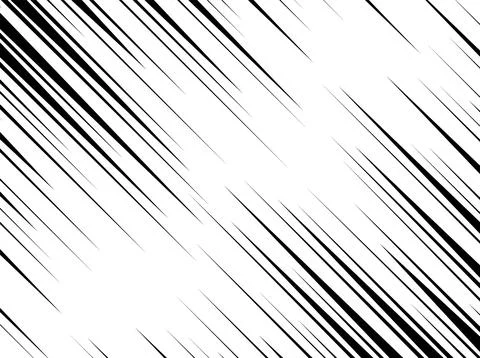 Comic book speed lines set, explosion effect. Abstract zoom speed light, motion Illustrazione stock