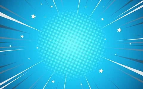 Comic book style background. Halftone texture, vintage dotted background in.. 스톡 일러스트