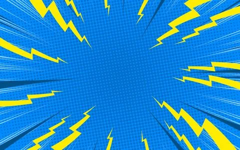 Comic book style background. Halftone texture, vintage dotted background in.. Stock Illustration