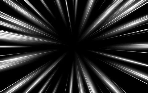 Comic book style black and white radial lines background. Manga speed frame.. Illustrazione stock