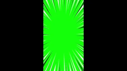 Comic book style black, pink speed lines animation with green screen background Video stock 332184417