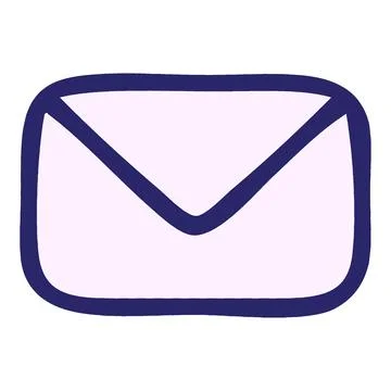 Comic book style cartoon of a paper envelope in bright neon color 스톡 일러스트