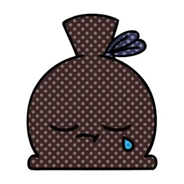 Comic book style cartoon sack Stock Illustration
