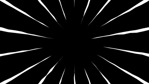 Comic Book Style Speed Lines  Stock Footage 104246443