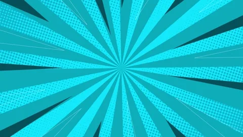 Comic Book Style Speed Lines Animation with Speech Bubble Cloud on  Backgroun Stock Footage 345673908