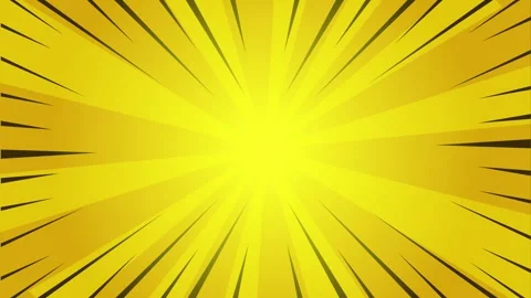 Comic Book Style Speed Lines Animation with Speech Bubble Cloud on  Backgroun Stock Footage 345676016