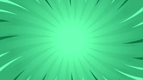 Comic Book Style Speed Lines Animation with Speech Bubble Cloud on  Backgroun 库存影片 345676065