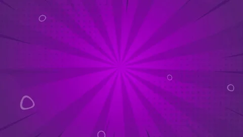 Comic Book Style Speed Lines Animation with Speech Bubble Cloud on  Backgroun 库存影片 345676654