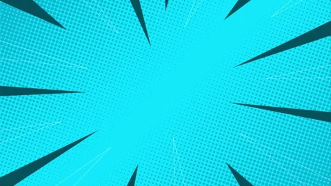 Comic Book Style Speed Lines Animation with Speech Bubble Cloud on  Backgroun Stock Footage 345676888
