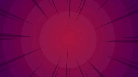 Comic Book Style Speed Lines Animation with Speech Bubble Cloud on  Backgroun Stock Footage 345677043