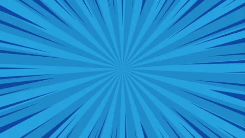 Comic Book Style Speed Lines Animation with Speech Bubble Cloud on  Backgroun Stock Footage 345677233
