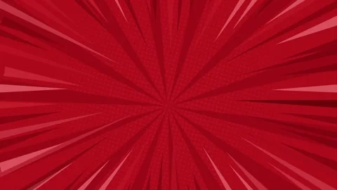 Comic Book Style Speed Lines Animation with Speech Bubble Cloud on  Backgroun 库存影片 345677391
