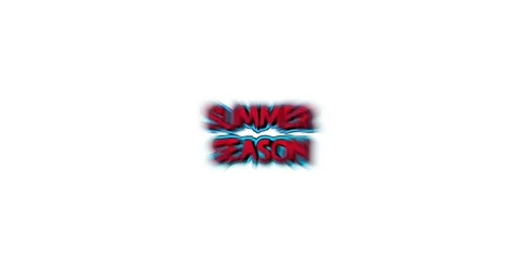 Comic book Summer Season text Stock Footage 306923516