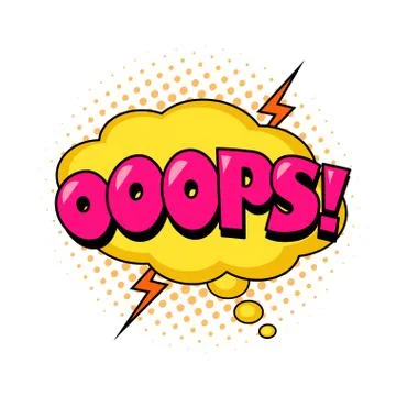 Comic book superhero speech bubble background, halftone texture Stock Illustration