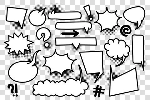 Comic book text speech bubble Stock Illustration