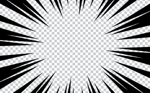 Comic book transparent background Stock Illustration