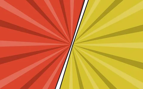 Comic book versus background. Vector illustration pop art style Stock Illustration