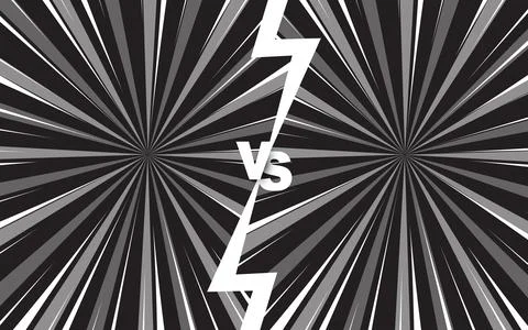 Comic book vs. frame. Pop art halftone background, vector illustration temp.. 库存插图