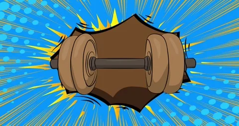 Comic Book Weight Stock Footage 300928332