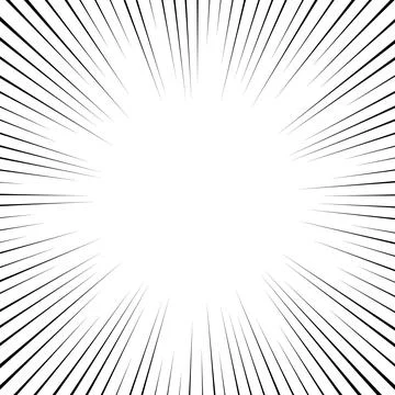 Comic book white and black radial lines background. Superhero action, explo.. 스톡 일러스트
