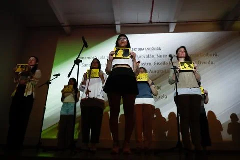 Comic book on women's struggles during Stroessner dictatorship launches in Parag Stock Photos