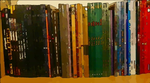 Comic books 01 Stock Footage 326892