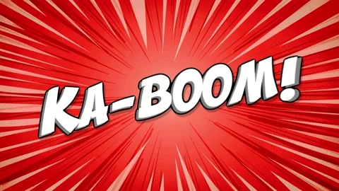 Comic Books Action Background With Commercial Text 库存影片 136525320
