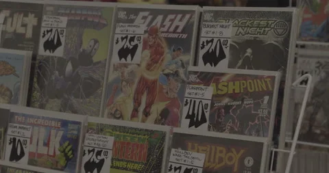 Comic Books Stock Footage 168113189
