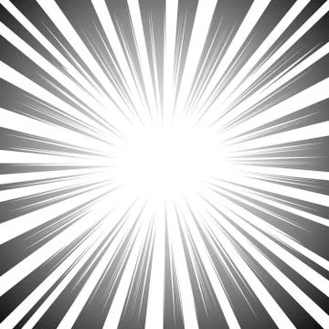 Comic books speed lines background. Vector illustration Stock Illustration