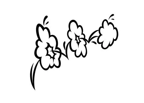 Comic boom effect clouds. Set of explosion bubbles and smoke. Vector Illustrazione stock