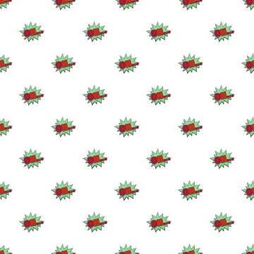 Comic boom oh pattern seamless Stock Illustration