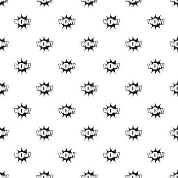 Comic boom pattern seamless Stock Illustration