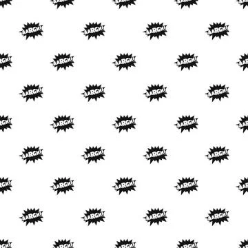Comic boom retro pattern seamless vector Illustrazione stock