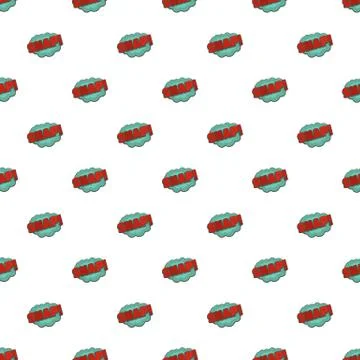 Comic boom snap pattern seamless イラスト素材