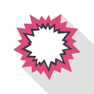 Comic boom speech bubble pop art design Stock Illustration