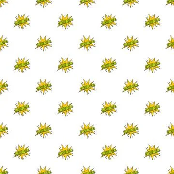 Comic boom thwack pattern seamless Stockillustratie