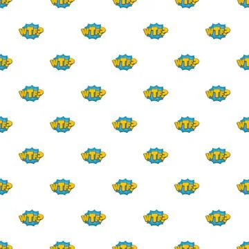 Comic boom wtf pattern seamless 스톡 일러스트