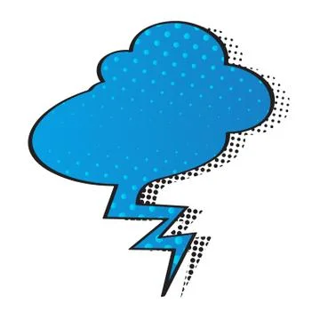 Comic bubble chat with halftone pattern 库存插图