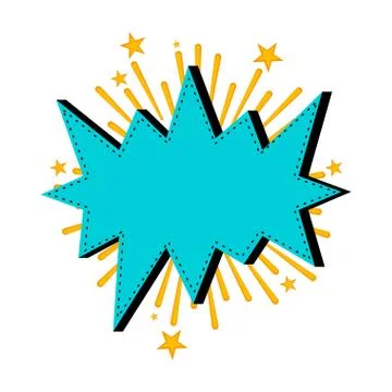 Comic bubble chat Illustrazione stock