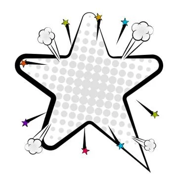 Comic bubble chat Illustrazione stock