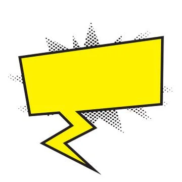 Comic bubble chat Stock Illustration