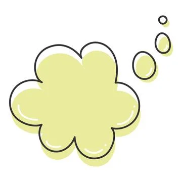 Comic bubble chat sketch icon Hand Draw Vector Stock Illustration