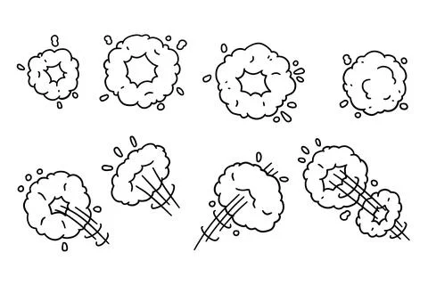 Comic bubble cloud Stock Illustration