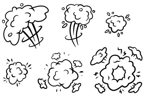 Comic bubble cloud. Track and trace Stock Illustration