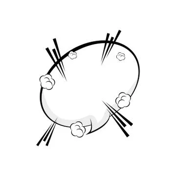 Comic bubble speakbox Stock Illustration